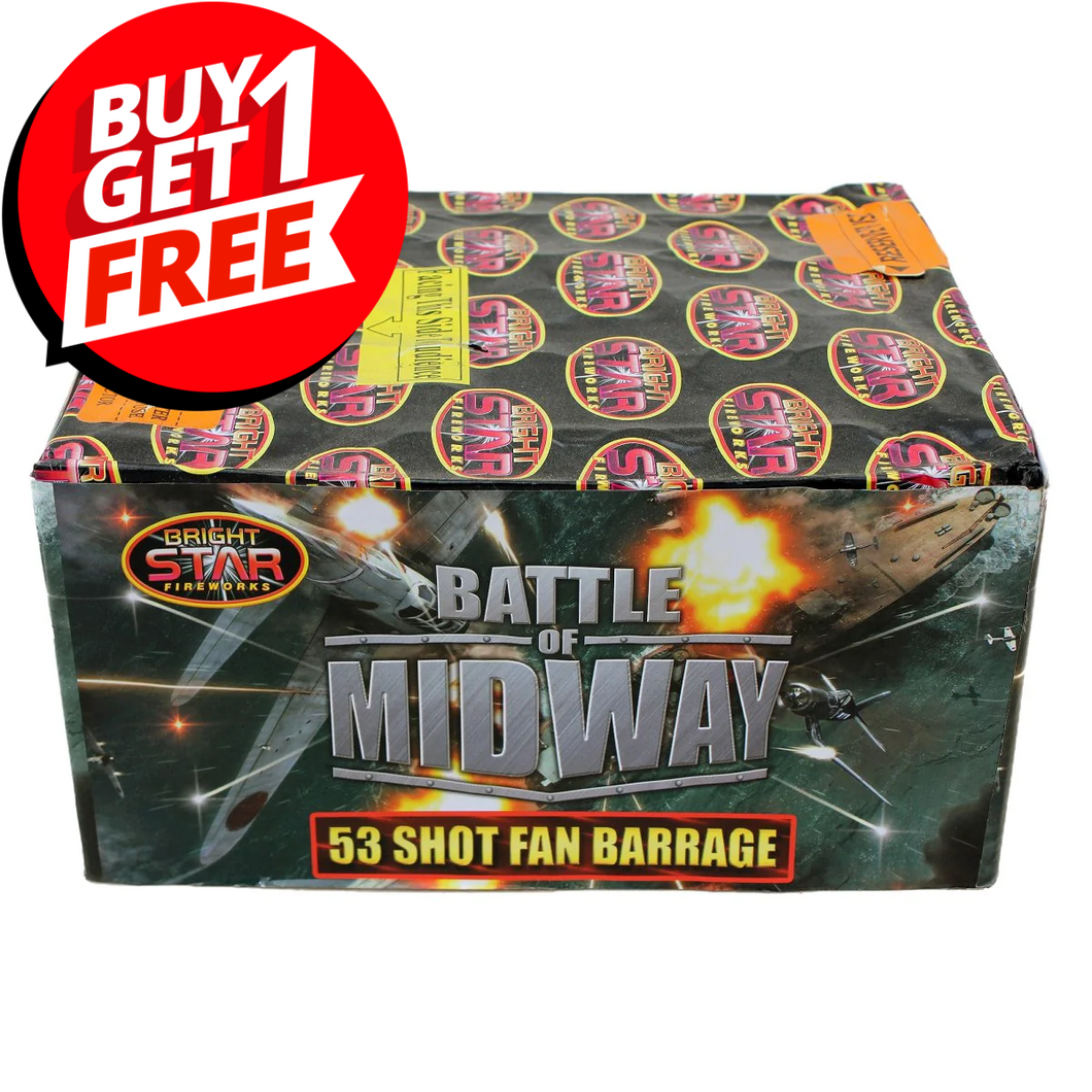 Battle of Midway - 53 shot barrage - BUY 1 GET 1 FREE