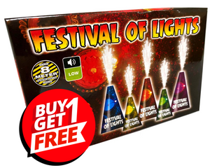 Festival of Lights Small Fountains (Pack of 5) - BUY 1 GET 1 FREE