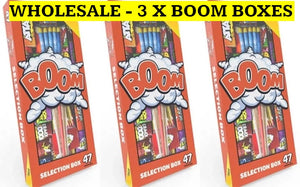 WHOLESALE - FULL CASE OF BOOM SELECTION BOXES BULK BUY (3 x £43.33 each including VAT) - IN STORE ONLY