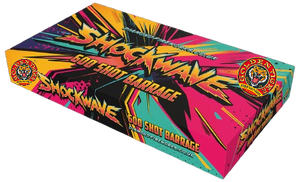 SHOCKWAVE (NEW FOR 2025) - 600 shot 1.3G Compound Barrage - 4.5 minutes duration (Price for 1 piece ONLY)