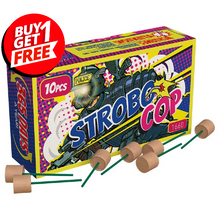 Strobocop Novelty Ground Fireworks (Box of 10pcs) - BUY 1 GET 1 FREE