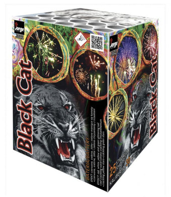 Black Cat Firework - 25 shot Barrage