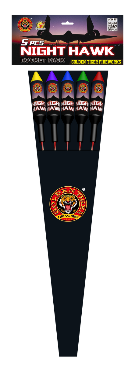 NIGHT HAWK 1.3G ROCKETS BY GOLDEN TIGER FIREWORKS BRADFORD – Suki's ...