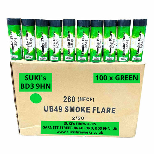 100 x Green Smoke Grenades (60 seconds) - 100 x £3.00 each (including VAT)