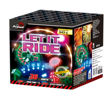 Let It Ride - 36 shot 1.3G LOUD Display barrage (1 piece ONLY)