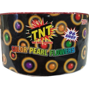 Colour Pearl Flowers - 96 shot barrage - BUY 1 GET 1 FREE