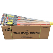 FULL CASE OF WAR HAWK 1.3G ROCKETS BULK BUY (12 PACKS x £12.00 including VAT each) - IN STORE ONLY