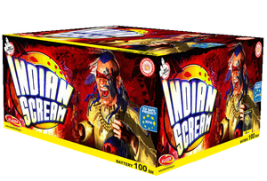 Indian Scream - 100 shot display barrage (1 piece ONLY)
